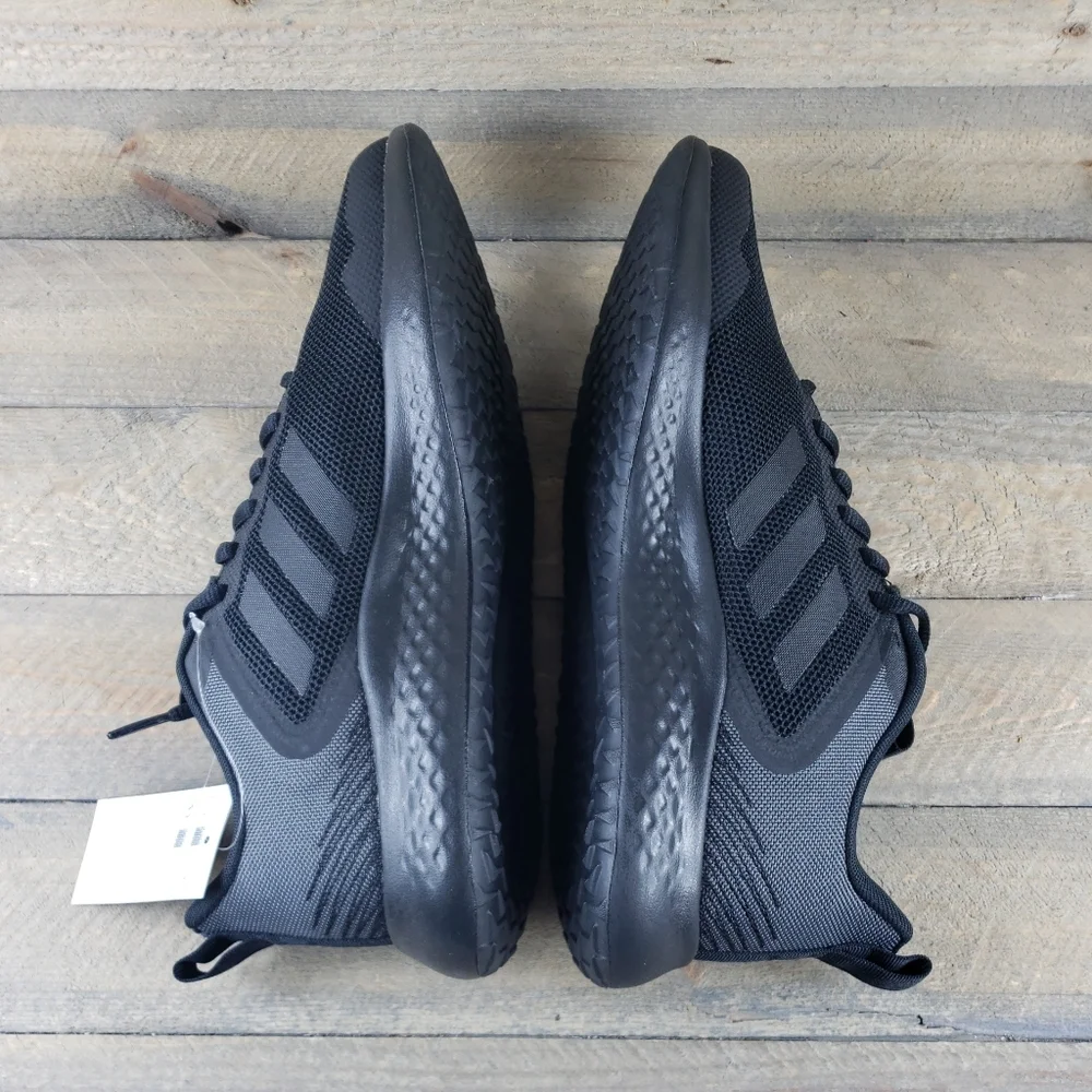 adidas Fluidstreet Men's Airy Lightweight Running Shoes Sneakers Black